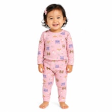Pijama Longo Térmico Estampado Bichos 7333 - Bicho Bagunça
