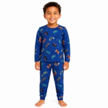 Pijama Longo Térmico Masculino Estampado Game 7336 - Bicho Bagunça