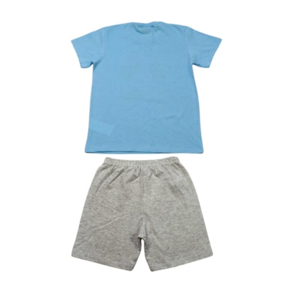 Pijama Malha Curto Masculino Estampa Capivara Brilha no Escuro 25294 - Rollu