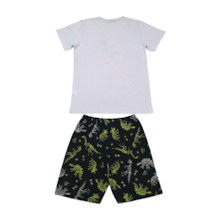 Pijama Malha Curto Masculino Estampa Dinossauros Brilha no Escuro 22293 - Rollu 