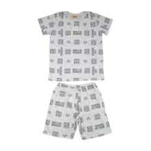 Pijama Malha Curto Masculino Estampa Game Brilha no Escuro 25292 - Rollu  