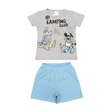 Pijama Malha Curto Masculino Estampado Camping 6232 - BconB 