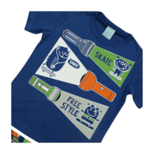 Pijama Malha Curto Masculino Estampado Skate 1001155 - Kyly