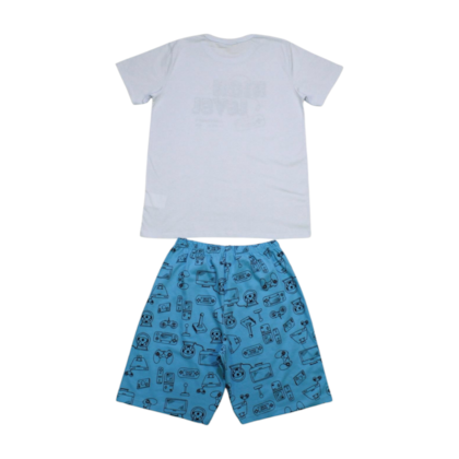 Pijama Malha Curto Masculino High Brilha no Escuro 21298 - Rollu 