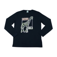 Pijama Malha Longo Estampa Safari Brilha no Escuro 1000880 - Kyly