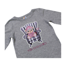 Pijama Malha Longo Feminino Estampa Descanso Brilha no Escuro 71336 - Alenice 
