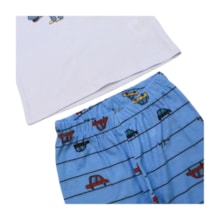 Pijama Malha Longo Masculino Carrinhos 8227  - BconB