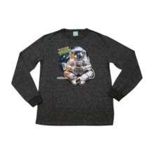 Pijama Malha Longo Masculino Estampa Astronauta Brilha no Escuro 1000877 - Kyly