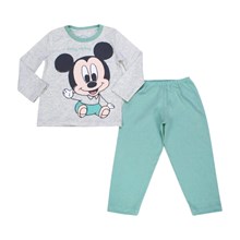 Pijama Malha Longo Masculino Estampa Mickey 41030015 - Evanilda 