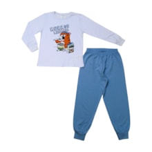 Pijama Malha Longo Masculino Tigre 8231- BconB