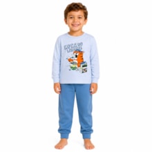 Pijama Malha Longo Masculino Tigre 8231- BconB