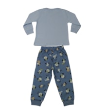 Pijama Masculino Malha Longo Estampa Dogs Brilha No Escuro -27262- Brandili
