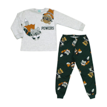 Pijama Moletom Masculino Estampa Heróis Brilha no Escuro 1000881 - Kyly 