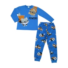 Pijama Moletom Masculino Estampa Heróis Brilha no Escuro 1000881 - Kyly