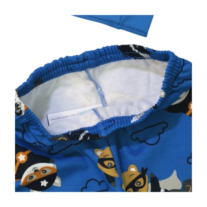 Pijama Moletom Masculino Estampa Heróis Brilha no Escuro 1000881 - Kyly