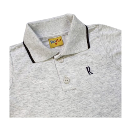 Polo Manga Curta com Bordado 24205 - Rollu