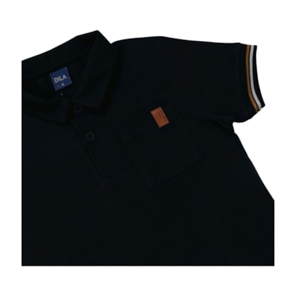 Polo Manga Curta com Retilínea 04678 - Dila 