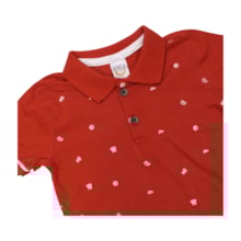 Polo Manga Curta Estampada 19155 - Boca Grande