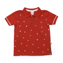 Polo Manga Curta Estampada 19155 - Boca Grande