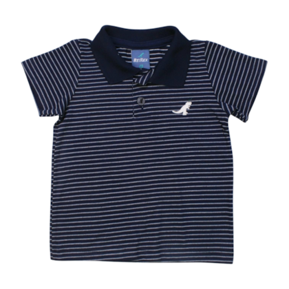 Polo Manga Curta Listrada 47041 - Rei Rex 