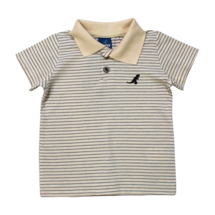 Polo Manga Curta Listrada 47041 - Rei Rex 