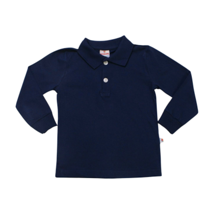 Polo Manga Longa Lisa 80092 - Brandili    