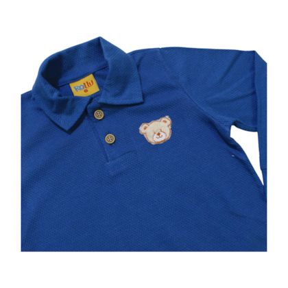 Polo Manga Longa Urso Bordado 23202 - Rollu 