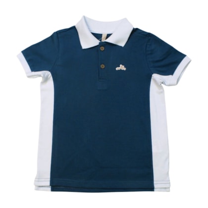 Polo Piquê com Faixa - 32968 - Glinny