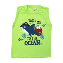 Regata Estampa Baleia  90 - Cleomara