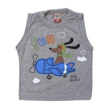 Regata Estampa Cachorro  90 - Cleomara 