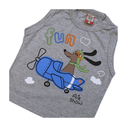 Regata Estampa Cachorro  90 - Cleomara 