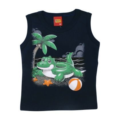 Regata Estampa Jacaré 1001059 - Kyly 