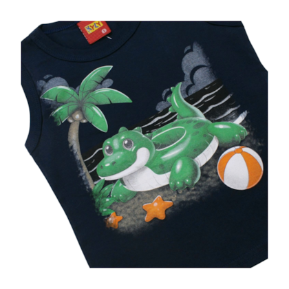 Regata Estampa Jacaré 1001059 - Kyly 