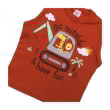 Regata Estampa Trator  90 - Cleomara