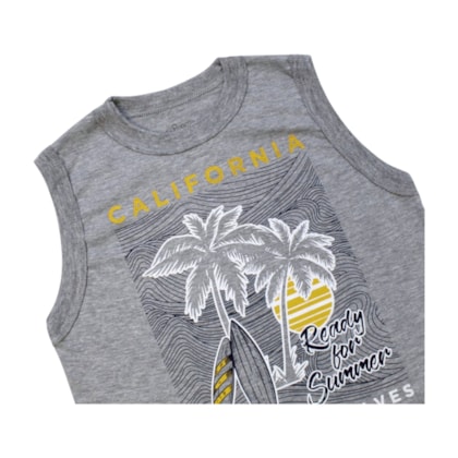 Regata Estampada California 4358 - Bicho Bagunça  