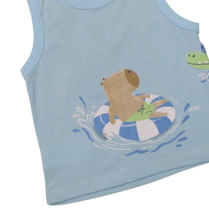 Regata Estampada Capivara 27201 - Rollu
