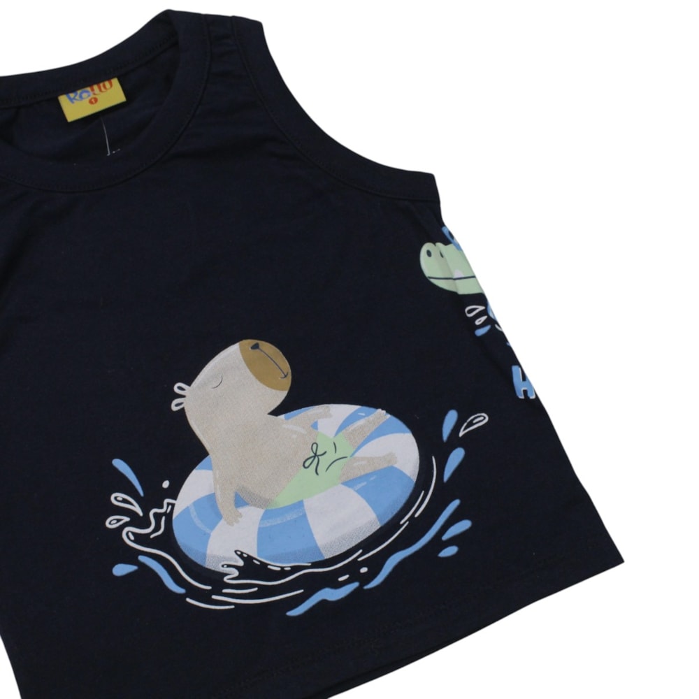 Regata Estampada Capivara 27201 - Rollu