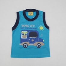 Regata Estampada Carro 9009-1 - Rolú