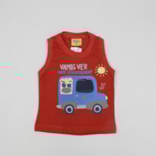 Regata Estampada Carro 9009-1 - Rolú