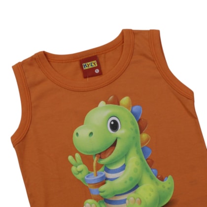 Regata Estampada Dinossauro 1001857 - Kyly