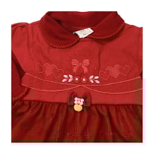 Saida Maternidade Feminina Bordada Laços 4 Peças 2408 - Pipoquinhas