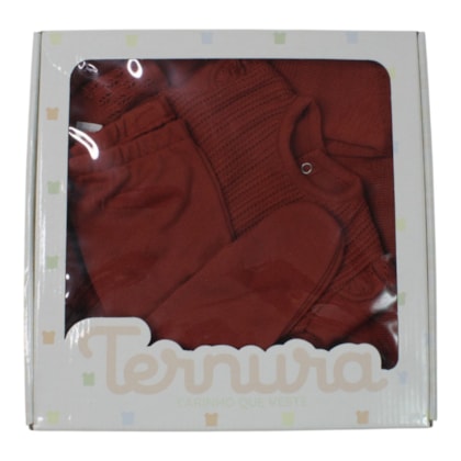 Saida Maternidade Feminina Tricô 3 Peças 326002 - Fofinho