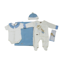 Saida Maternidade Suedine Masculina Girafa 2341 - Pipoquinhas 