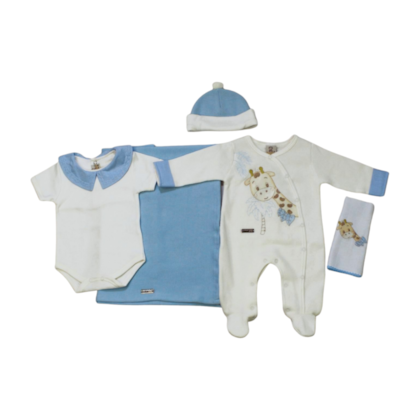 Saida Maternidade Suedine Masculina Girafa 2341 - Pipoquinhas 