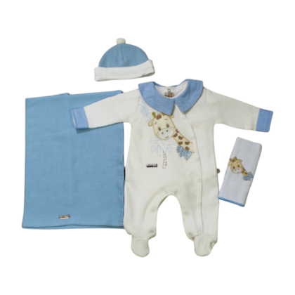 Saida Maternidade Suedine Masculina Girafa 2341 - Pipoquinhas 