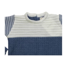 Saida Maternidade Tricô Masculina Trabalhada 3 Peças 2503003 - Club Colors