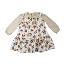 Salopete em Moletom Com Colan Manga Longa 2 Peças 2001418 - Milon