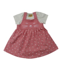 Salopete Estampada Carinha e Boy 2 Peças 27017 - Rollu