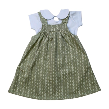 Salopete Estampada com Blusa 2 Peças 11972 - Tiny Joy 