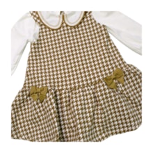 Salopete Xadrez com Body 2 Peças 2000843 - Milon